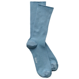 Aiayu Cotton Rib Strømper, Opal Blue